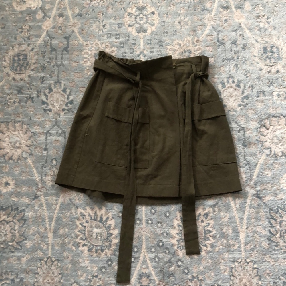 Green skirt